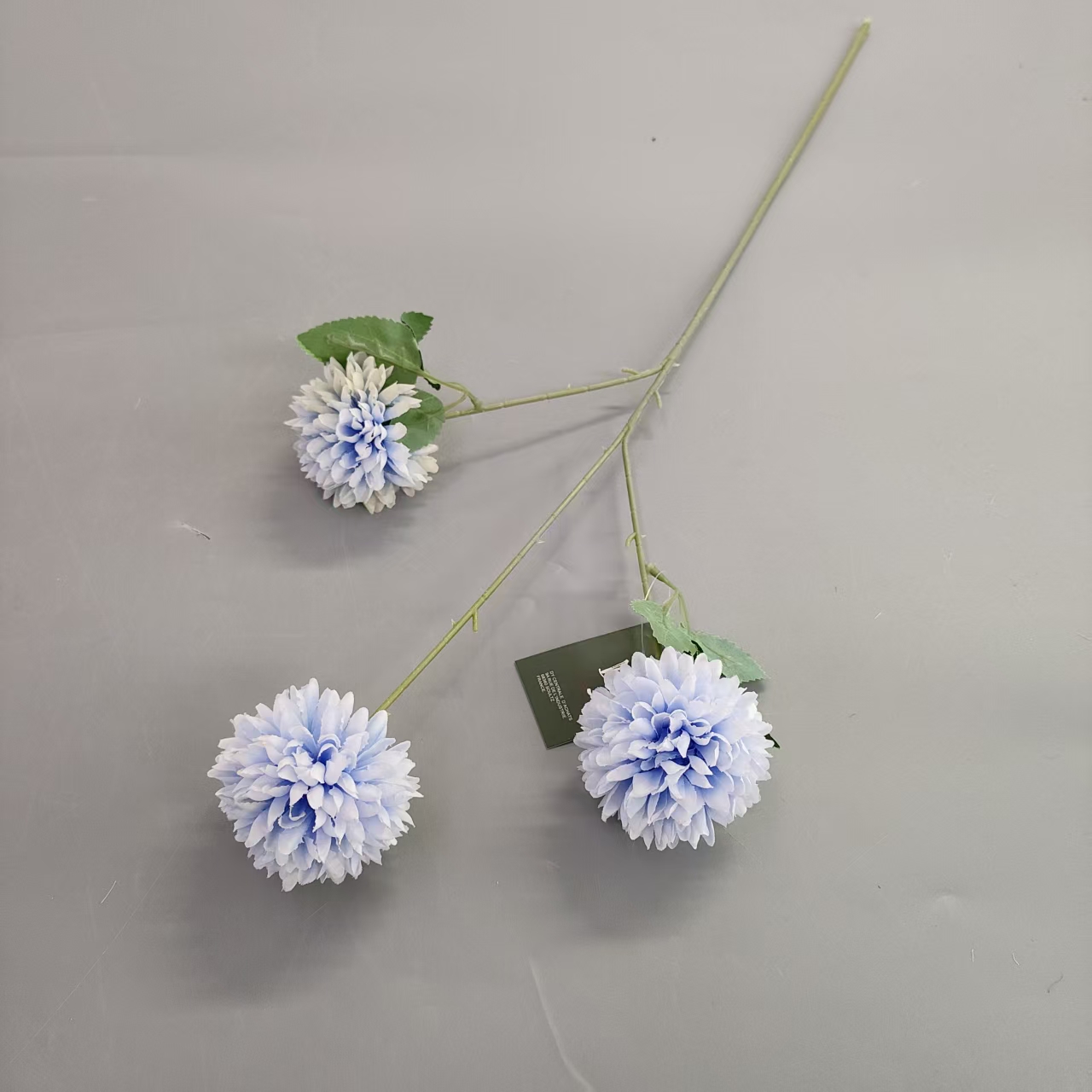 单支三头球菊仿真花假花 婚庆装饰用品家居客厅餐厅桌面插花产品图