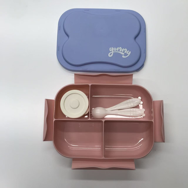 YUMMY 多色可爱便当盒 便携密封防漏饭盒 学生上班带饭餐盒详情4