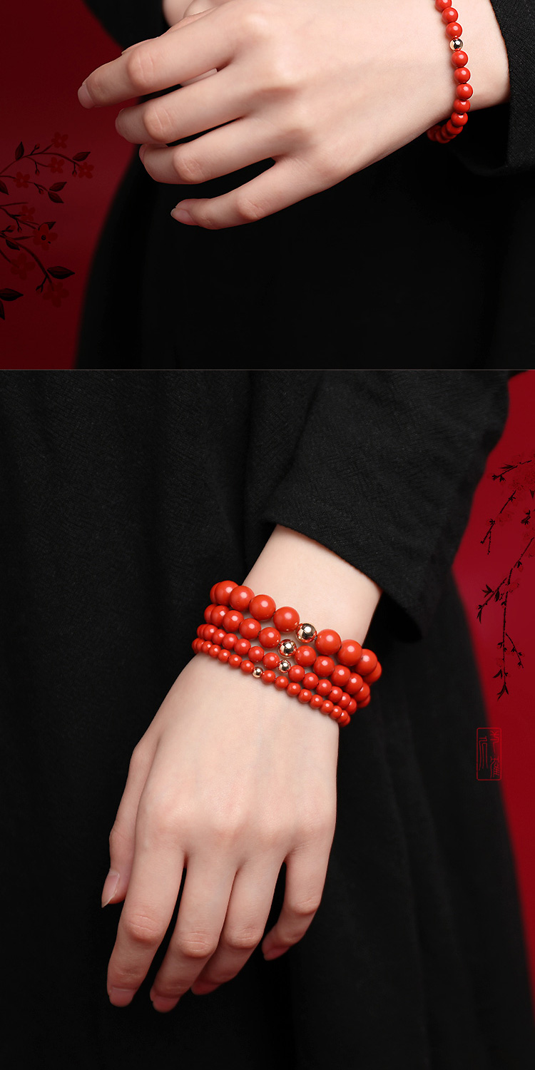 朱砂女款手链DIY详情8