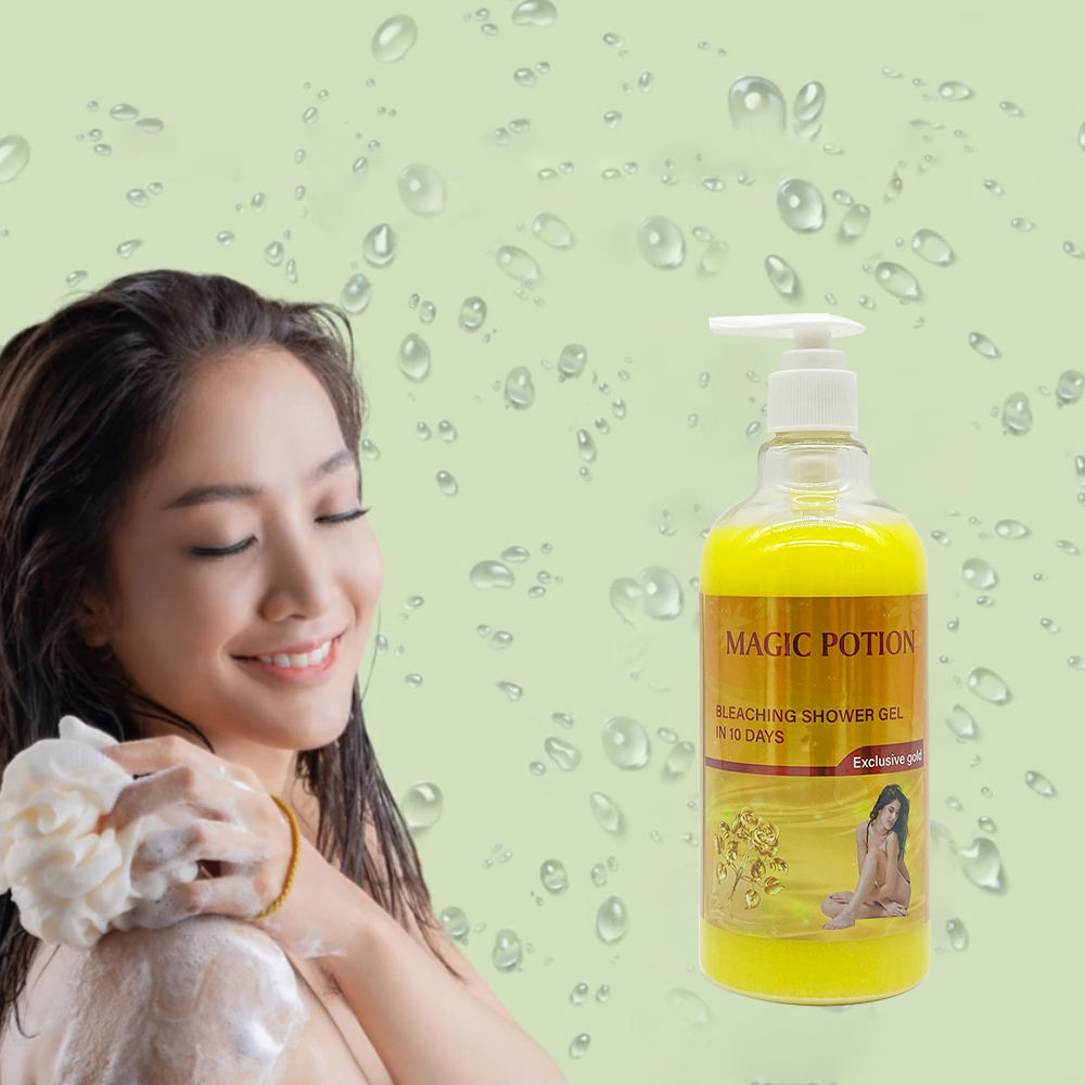 Magic Potion Exclusive Gold Bleaching Shower Gel details Picture