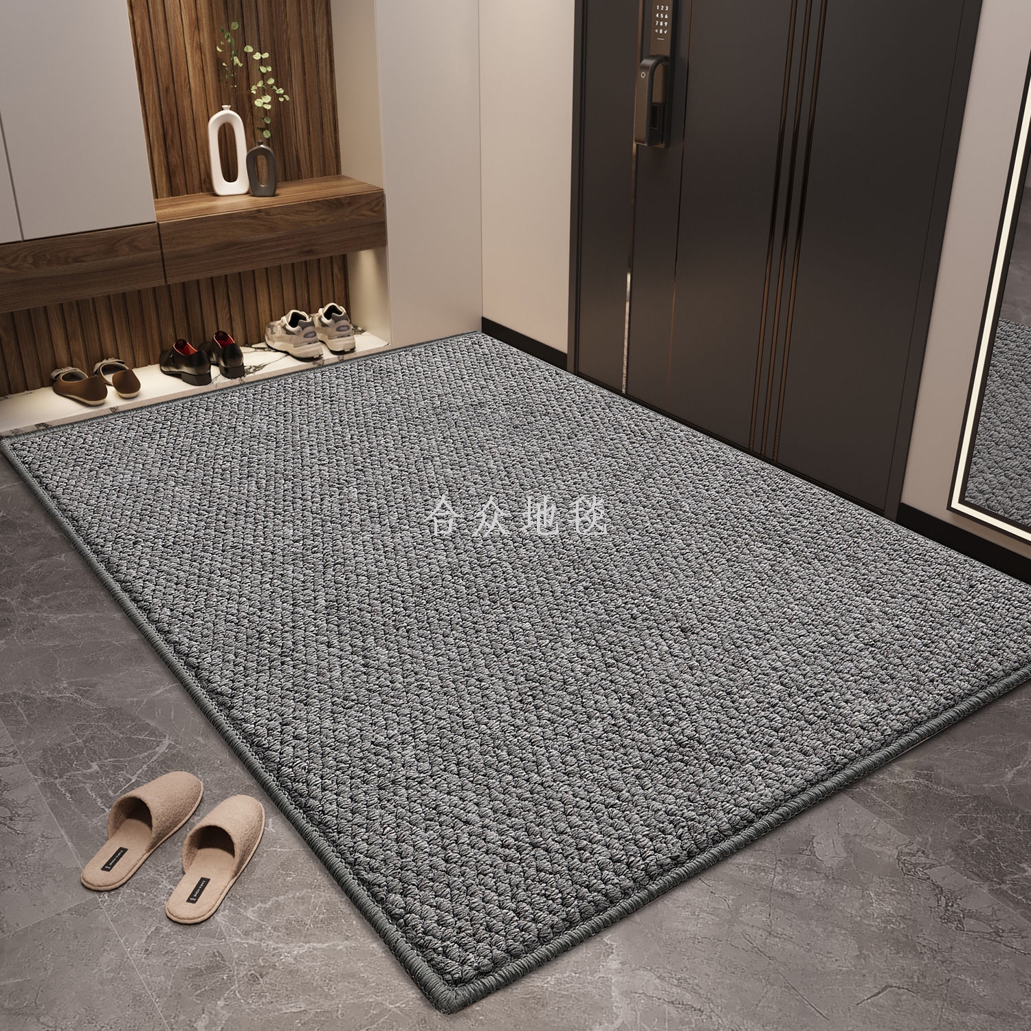 Pineapple ring floor mat anti-slip carpet washable anti-slip floor mat details Picture