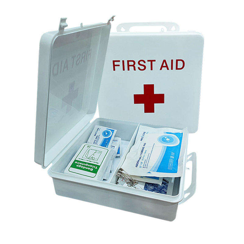 Multi-functional PP first aid kit, portable and wall-mounted emergency storage box detail image 1