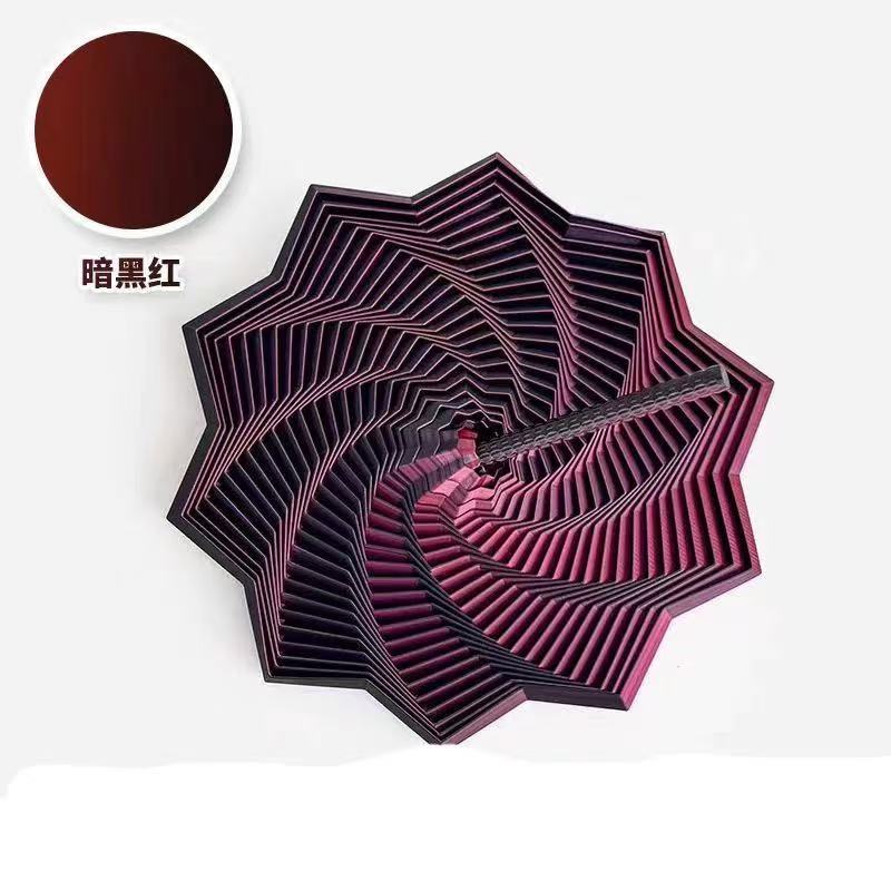 Cross-border bestseller 3d printed radish Tower with handle, hallucination-relieving toy, spiral tower, Irritability Star, stress-relieving wonder, coaster, decorative item, eco-friendly handicraft toy detail image 2