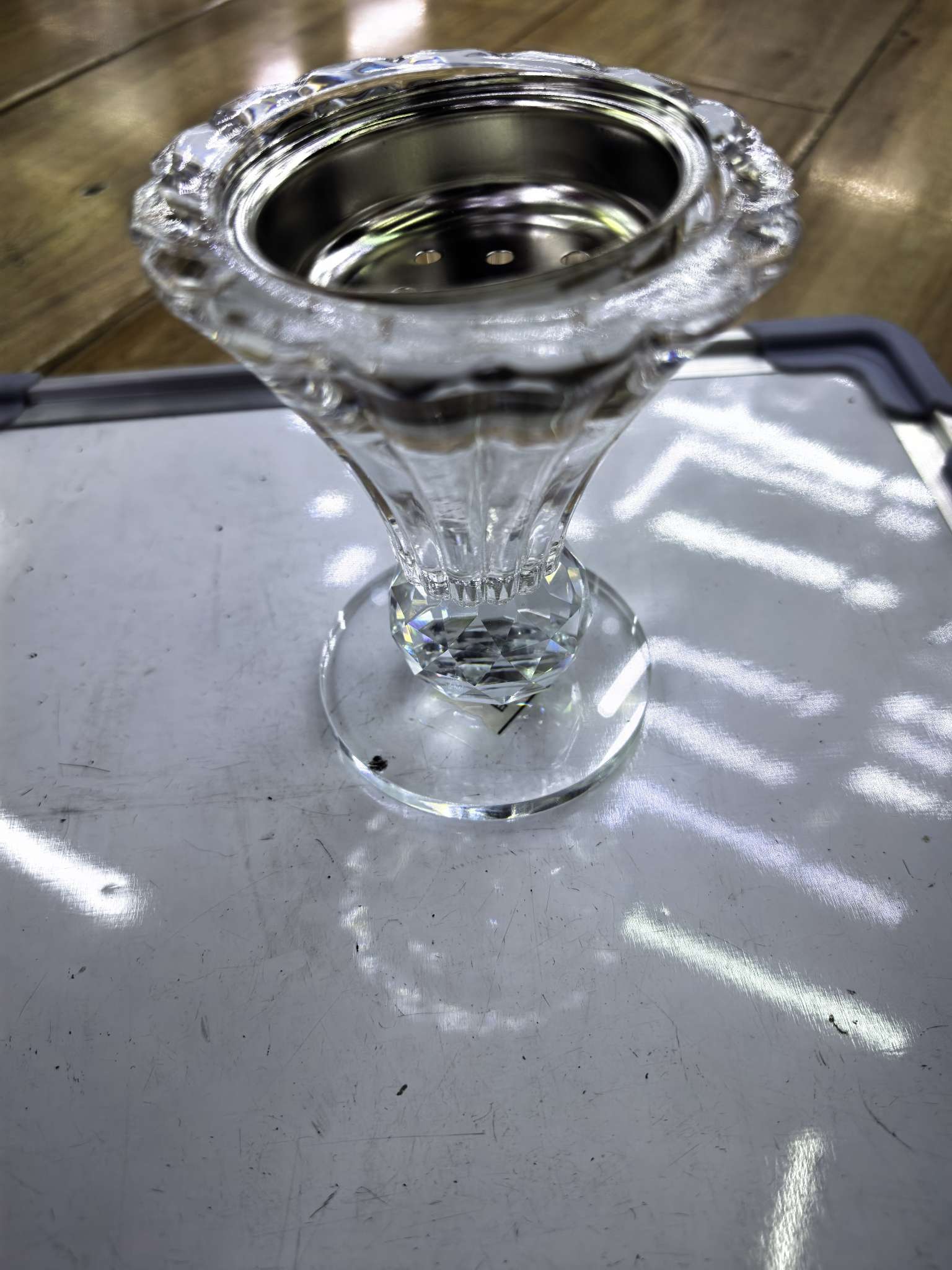 玻璃水晶香薰炉金色银色中东阿拉伯轻奢客厅摆件水晶