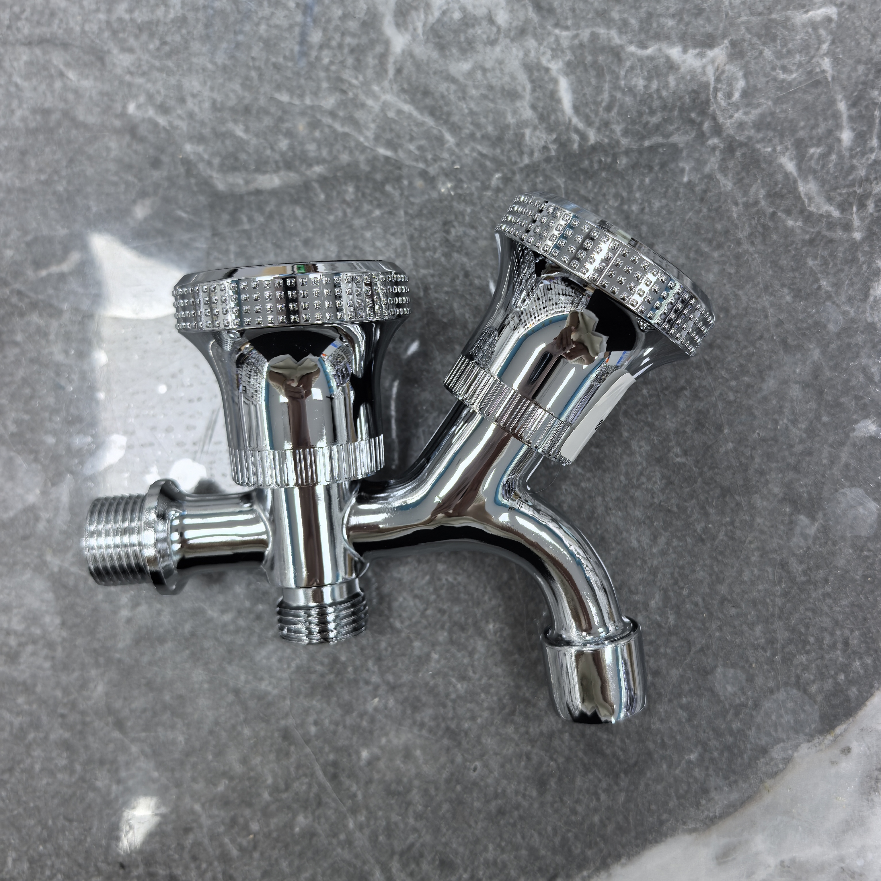 RR-SLT111 zinc alloy multi-functional faucet, electroplated handwheel, copper valve core full figure