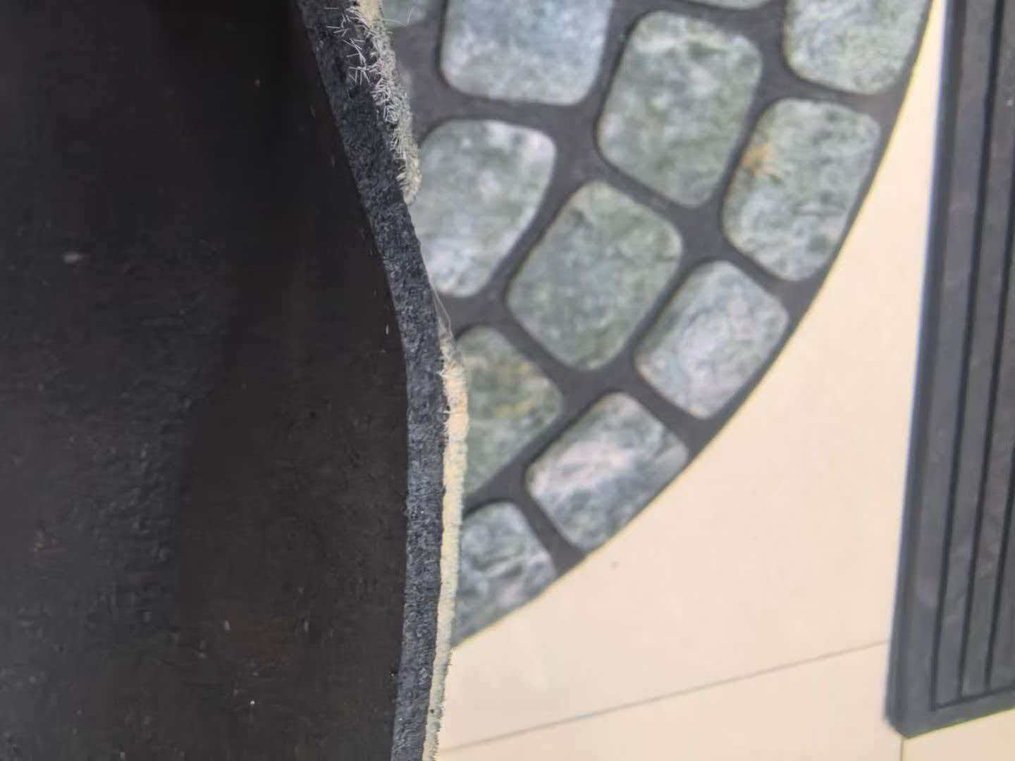 Thickened outdoor anti-slip rubber printed carpet floor mat pic 5