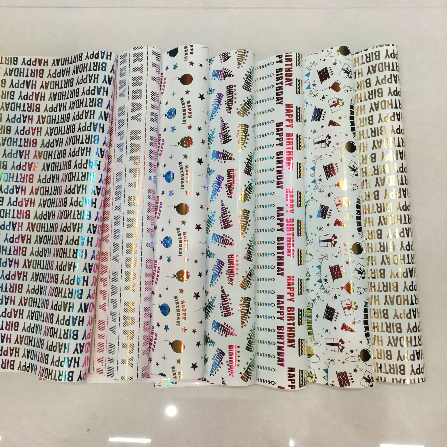 Gift wrapping paper Hotstamp paper 烫金纸 full figure