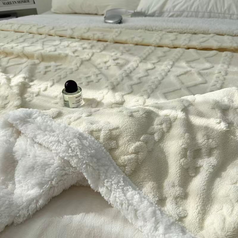 Cross-border export of the 2025 new high-weight double-layer thickened Taff velvet blanket, double-sided velvet cover blanket and sofa blanket Application Scenario