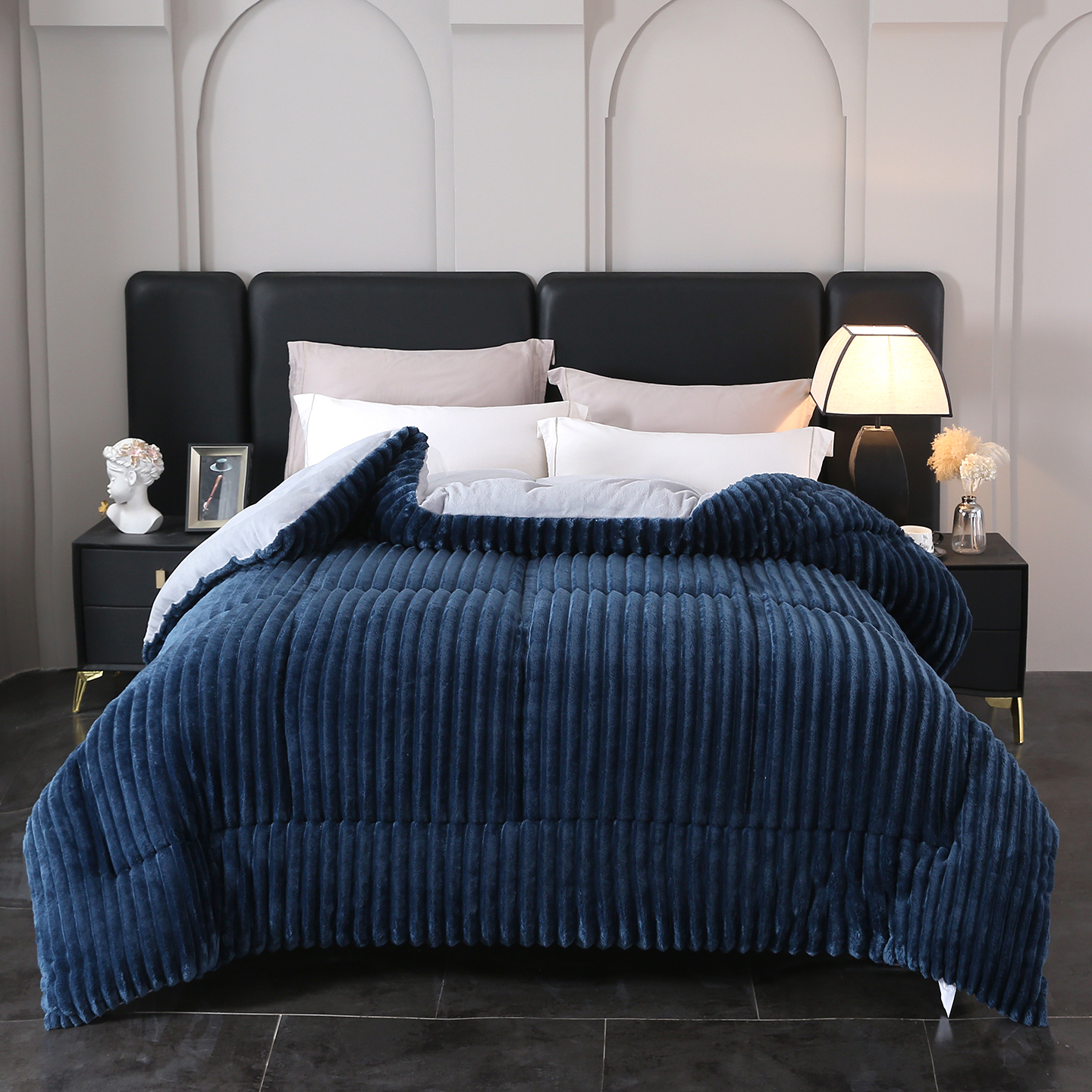 New cross-border exclusive for export wide strip thickened winter quilt, quilt core, Xiyin, Shopee, Amazon, AliExpress details Picture