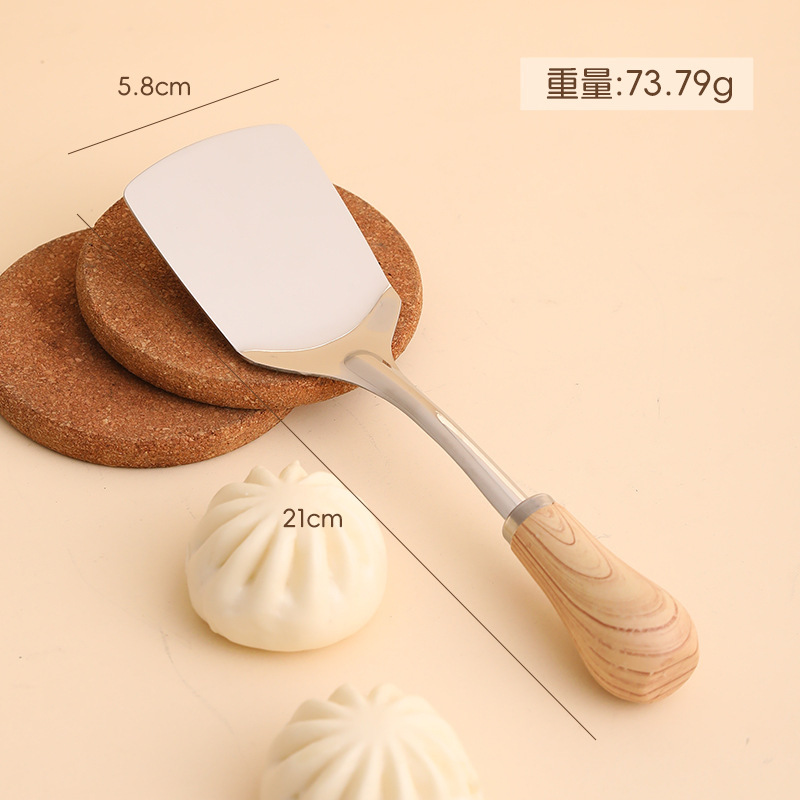 锅铲套装全套不锈钢家用汤勺漏勺食品级加厚炒菜铲子煎铲捞勺厨具 详情图2