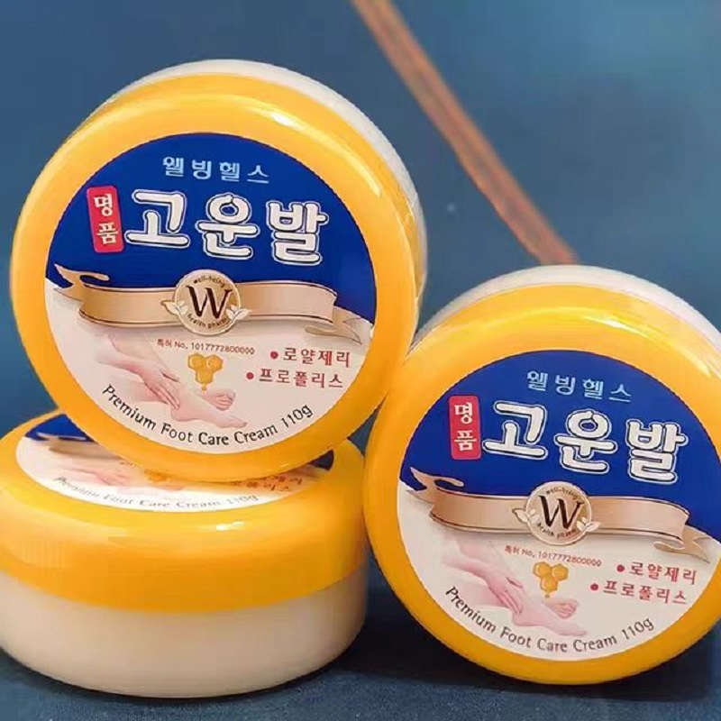 韩国进口美康防干裂嫩足霜110g