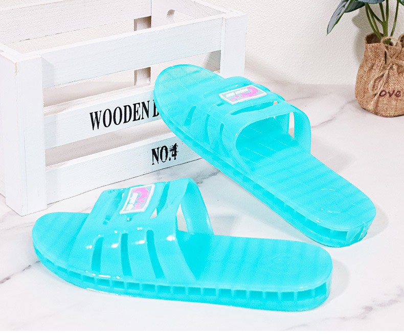 Wholesale of new men's summer thickened and enlarged anti-slip and wear-resistant cooling slippers for both indoor and outdoor use, bathroom bathing, one-piece delivery, 402 Item Picture