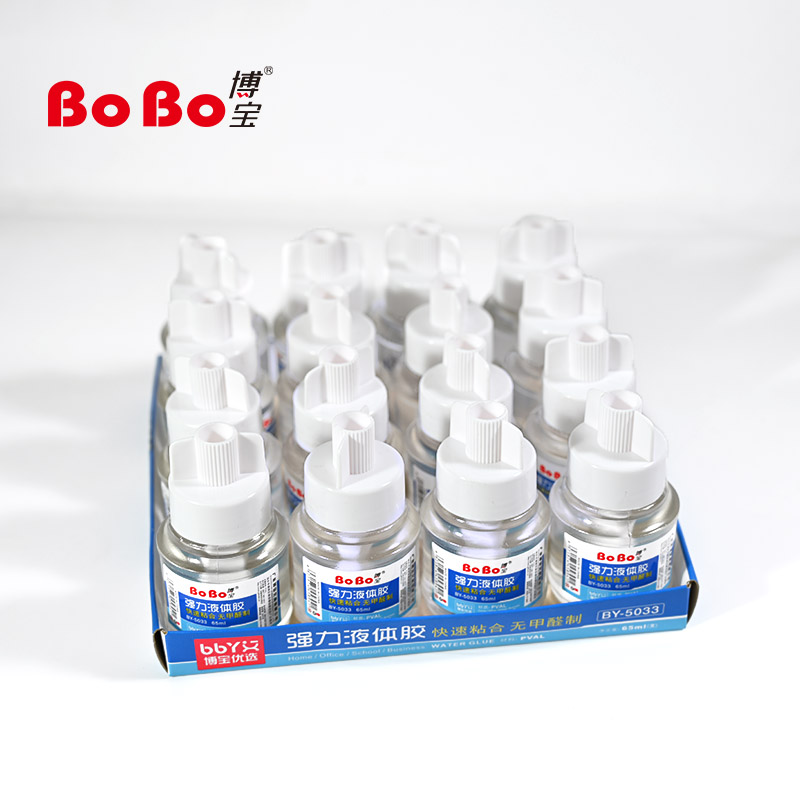 B-5033 Strong Brush Glue 65ml, student-specific, environmentally friendly, fast bonding, easy to use, odorless, and free of formaldehyde full figure