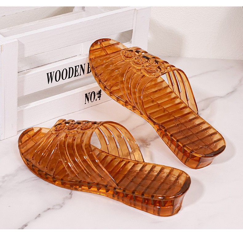 Wholesale of new men's summer thickened and enlarged anti-slip and wear-resistant cooling slippers for both indoor and outdoor use, bathroom bathing, one-piece delivery, 402 Specification drawing
