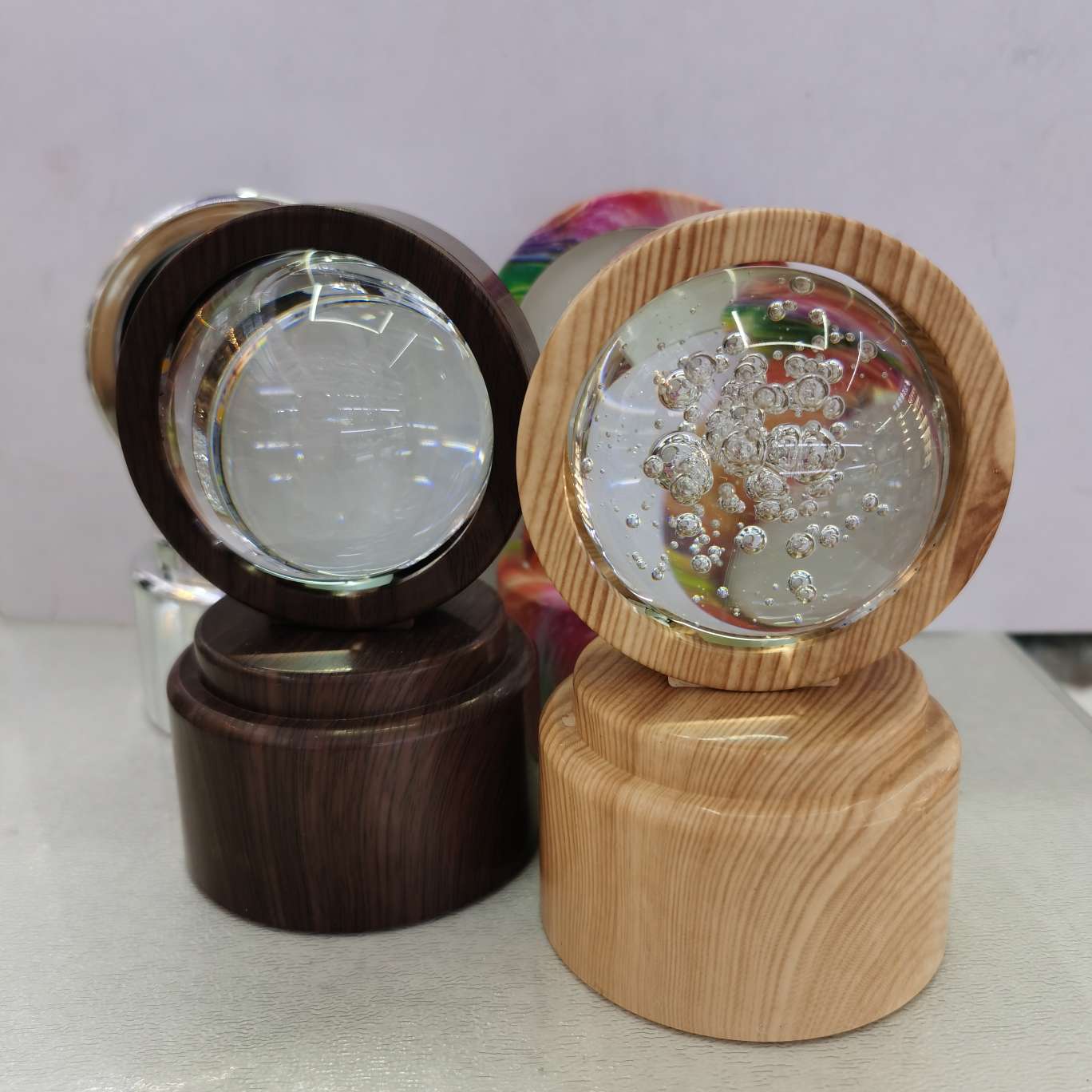 创意工艺品套装情人节礼物家居装饰品水晶玻璃创意礼品情人节礼品精选星空情侣产品图