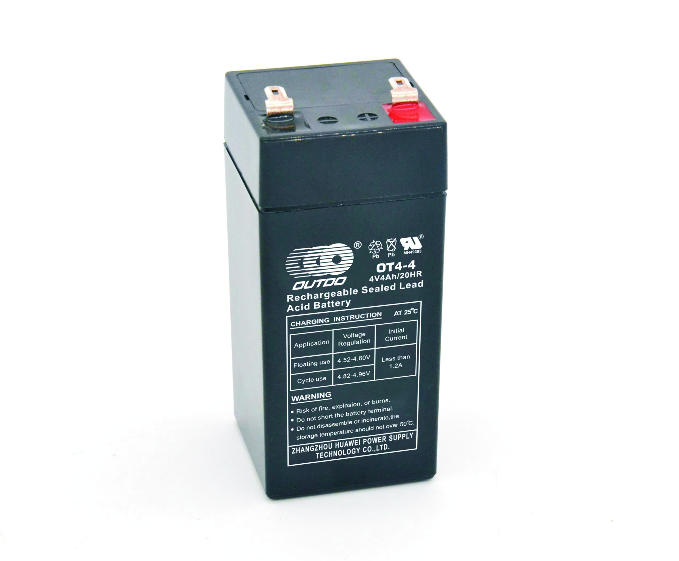 原厂正品奥特多(OUTDO)华威OT4-4   4V4A  UPS电源电池  