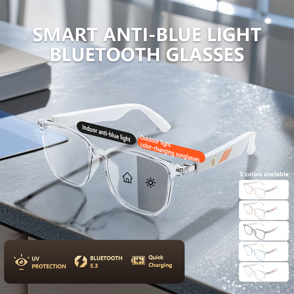 Bluetooth outdoor sound control Smart Glasses MZ06 for making and receiving calls and listening to music details Picture