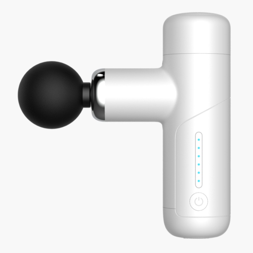 新款跨境便携口袋迷你筋膜枪日本热销震动肌肉脸部按摩枪筋膜枪 白色