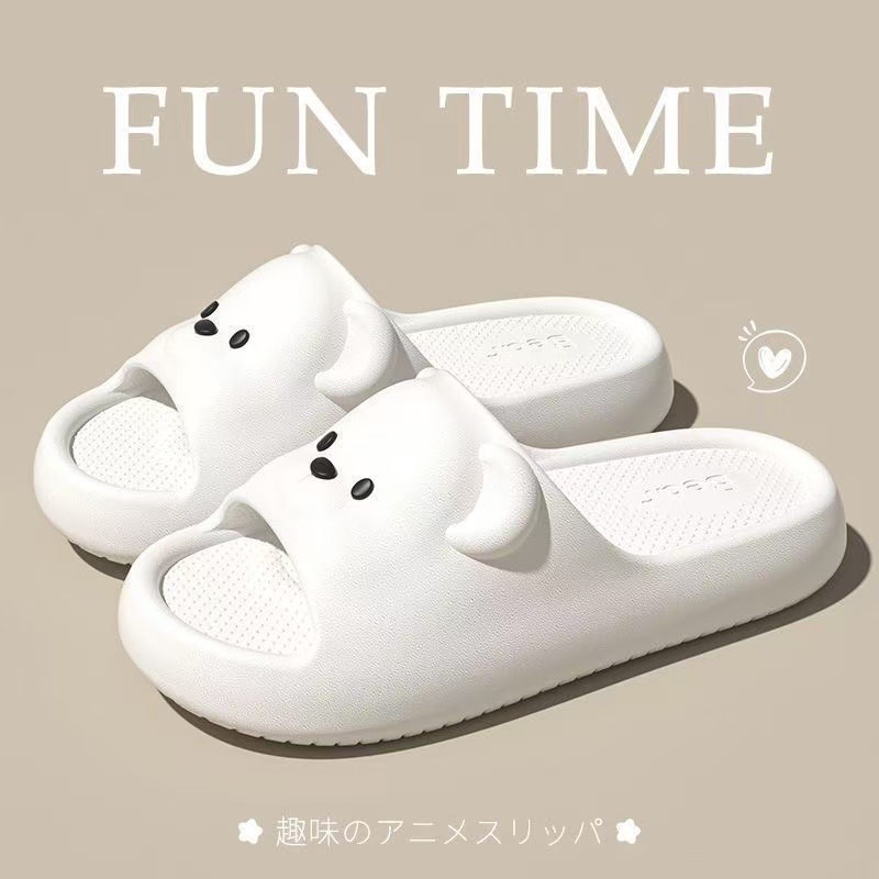 new style drooping women's slippers summer indoor bathroom bath non-slip eva couple men's soft bottom slippers wholesale undefined