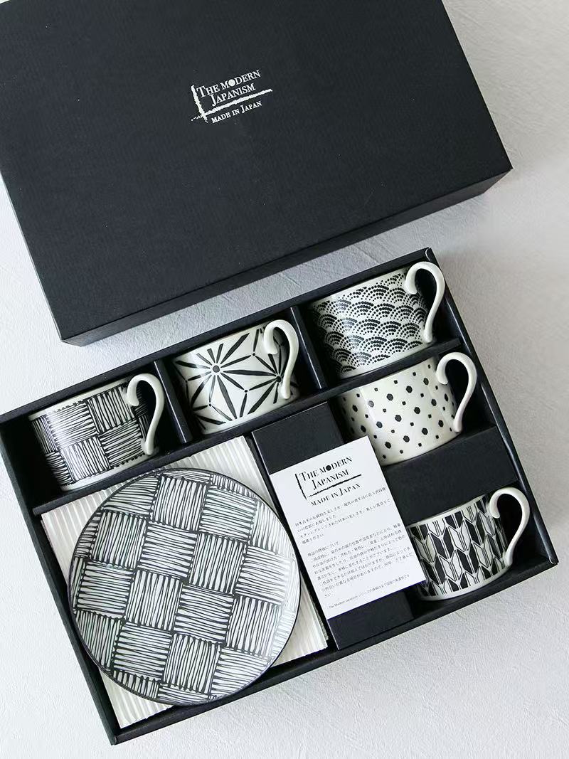 Komon现代日式咖啡杯套装