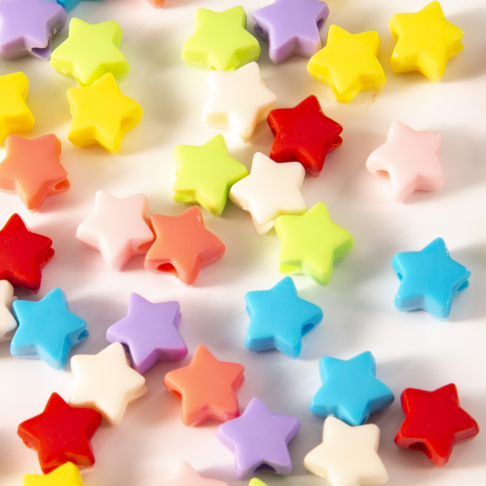 混双色塑料珠子/朋克钉产品图