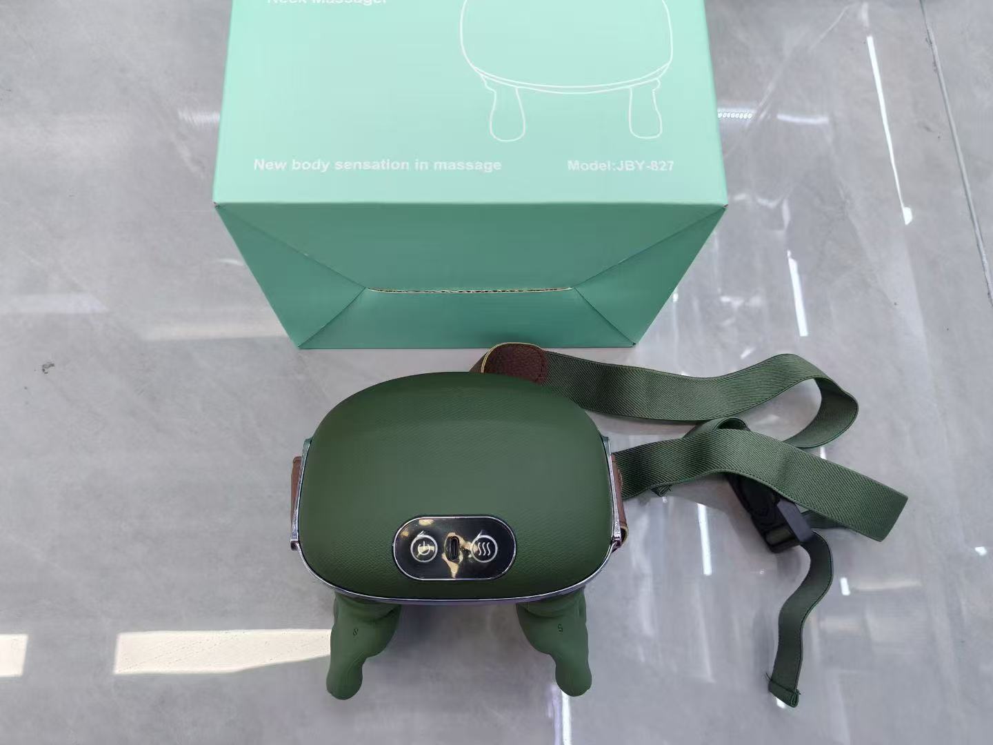 跨境多功能按摩仪颈椎颈肩疏通揉捏热敷肩颈斜方肌按摩器按摩披肩