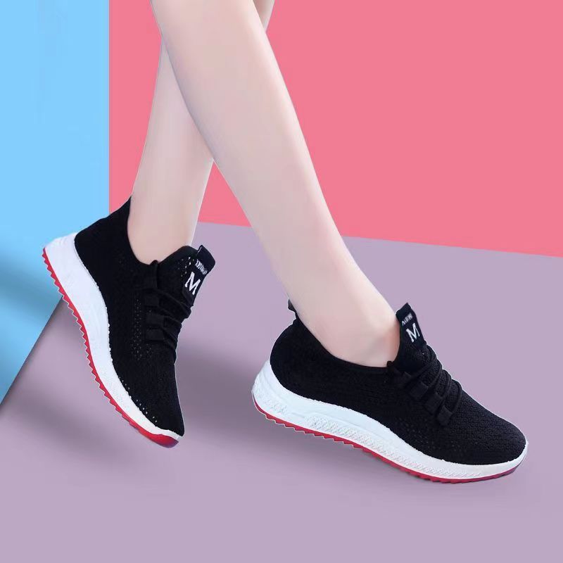 women's cross-border new arrival fashionable all-matching casual shoes women's cloth shoes flat shoes trendy sneakers women's wholesale undefined