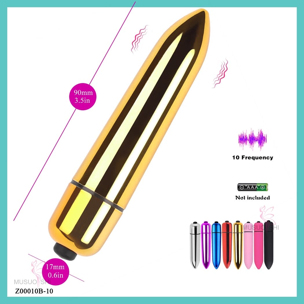 Z00010B-10 G Spot Stimulator Clitoris Massager 10-Speed Mini Bullet Vibrator Vibration Sex Toy for Women full figure