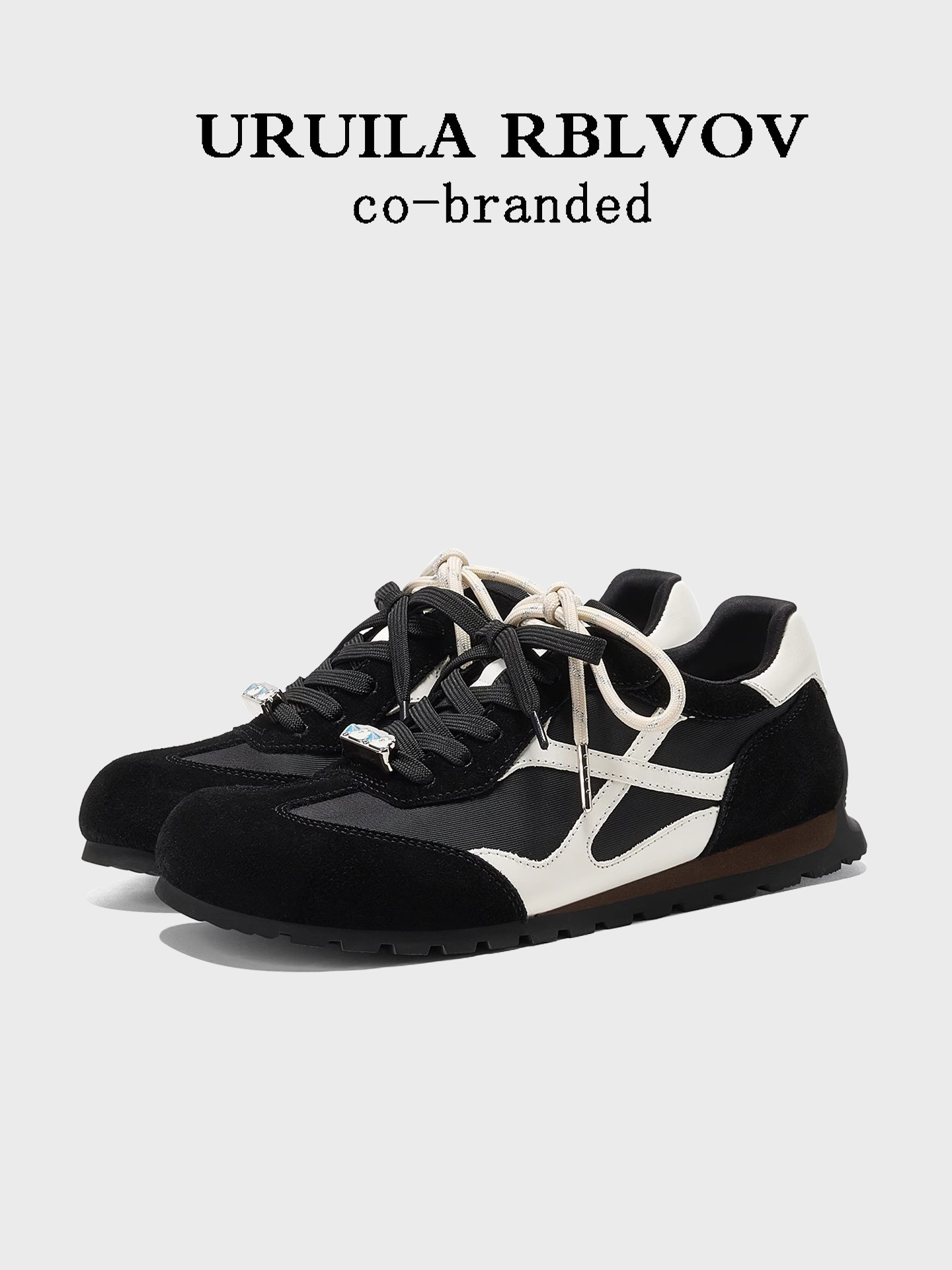 [same style as zhang yiyi] ggcc weird planet retro contrast color german training shoes for women 2025 autumn new casual shoes undefined