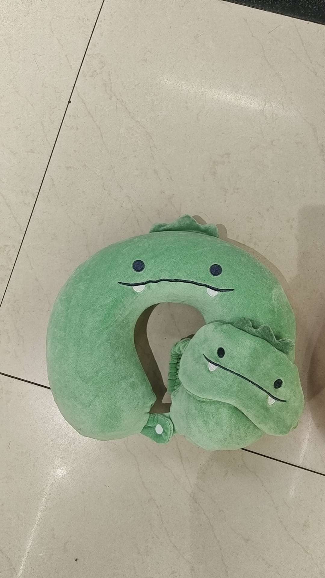 毛绒玩具u形枕加毛绒眼罩