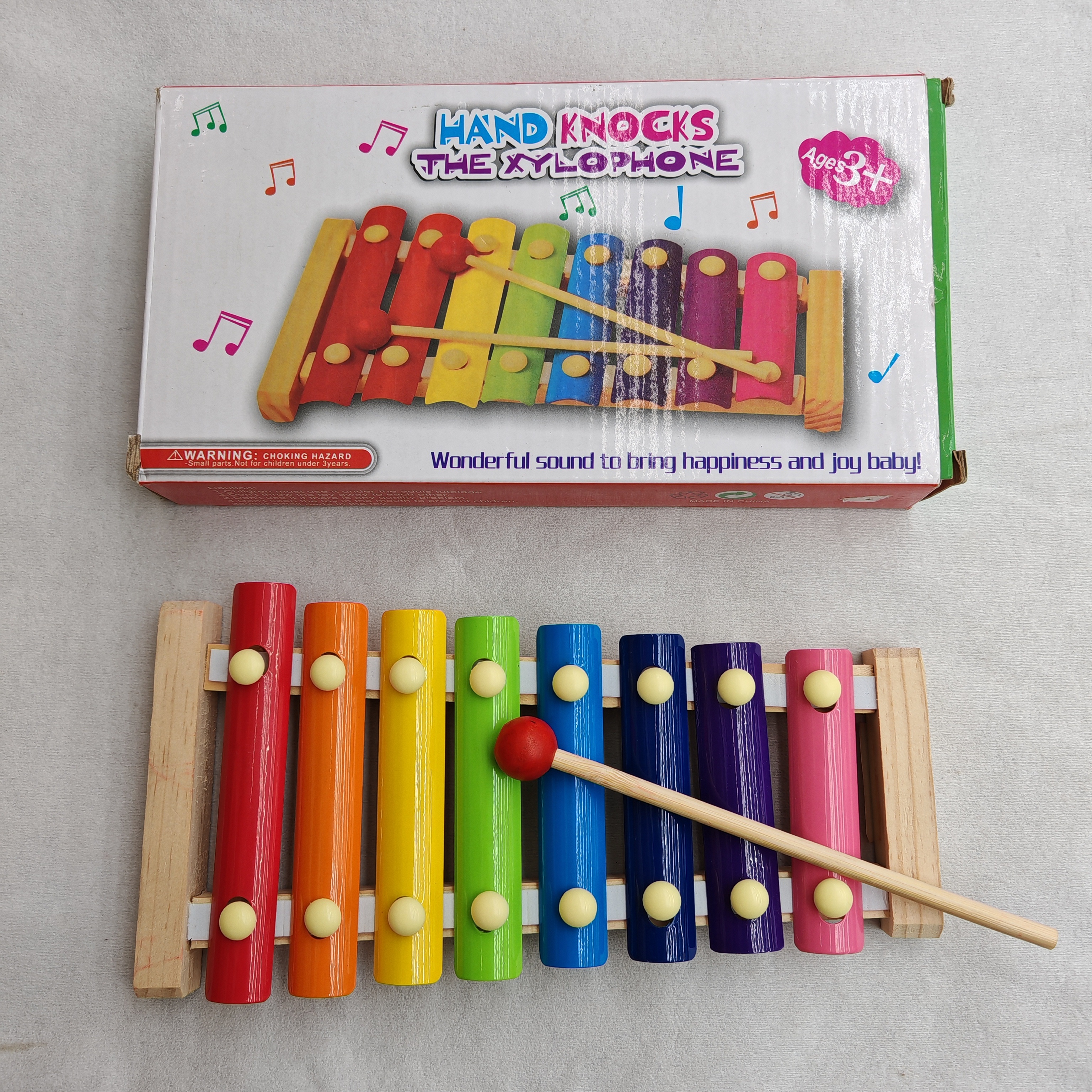 八音琴儿童手敲琴木琴宝宝玩具奥尔夫打击乐器益智早教音乐玩具