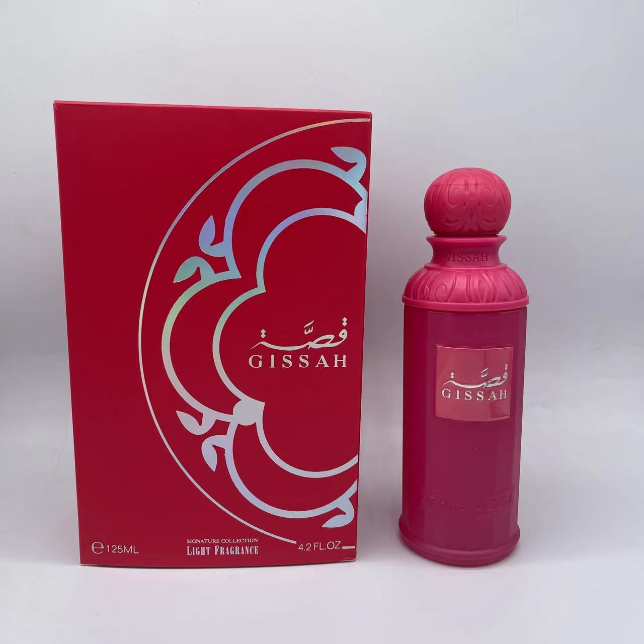 Transfronterizo venta caliente GISSAH rosa Medio Oriente árabe perfume dubai neutro perfume comercio exterior al por mayor vietnam