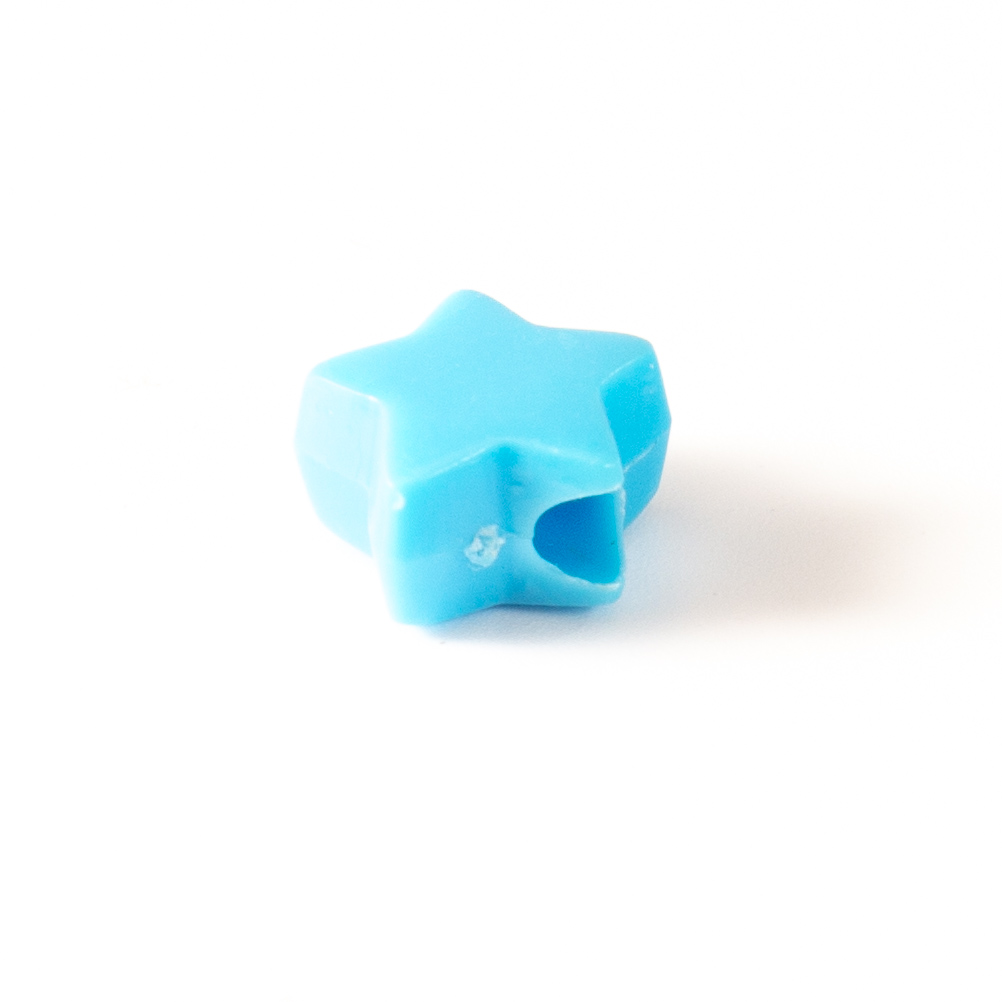 混双色塑料珠子/朋克钉白底实物图