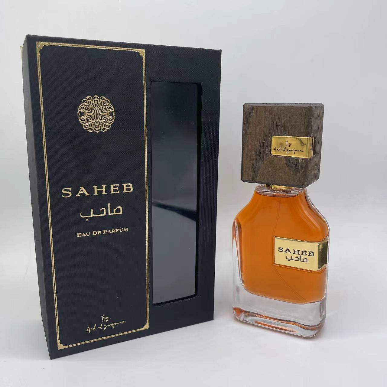 SAHEB Men's unisex Perfume Custom Perfume glass bottle Perfume bottle Perfume Gift box Men's Fragrance Long-lasting Eau de Toilette details Picture