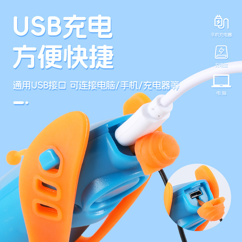 Mountain bike headlights, strong night cycling bells, road children's balance bikes, decorative horns, bicycle headlights details Picture
