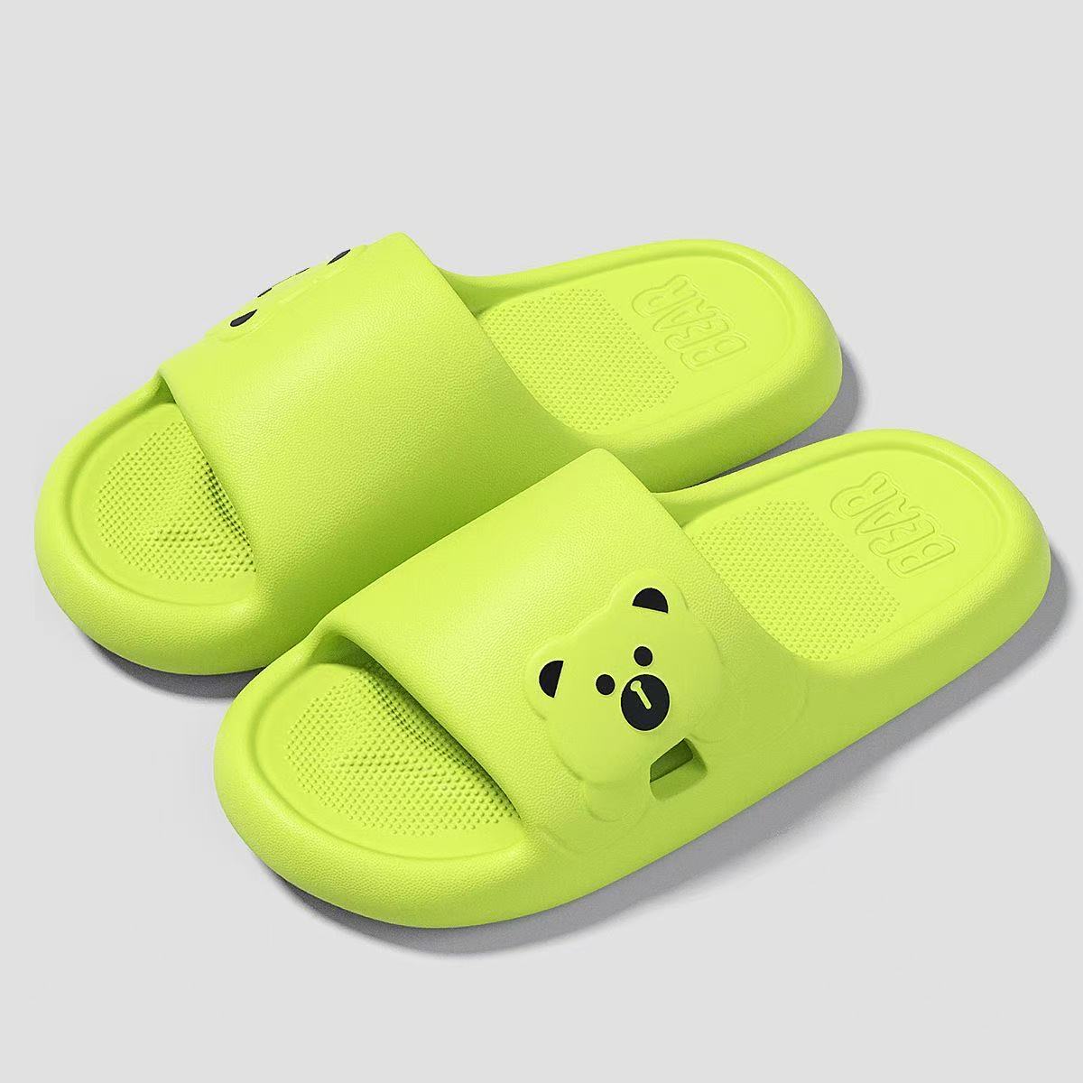 new style drooping women's slippers summer indoor bathroom bath non-slip eva couple men's soft bottom slippers wholesale undefined