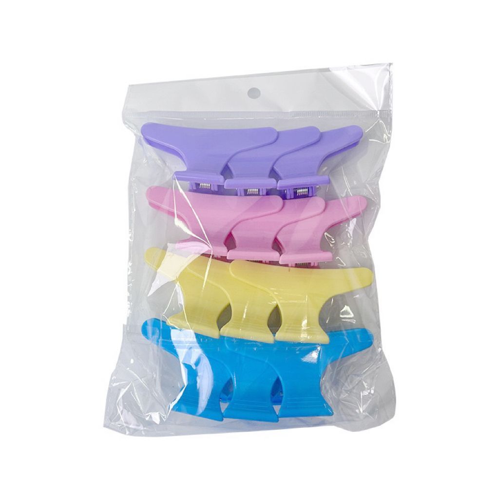 Color hair clips for hair salons, butterfly clips, special plastic hair perming, picking and oiling clips for hair dyeing, picking and oiling for hair salons detail image 2