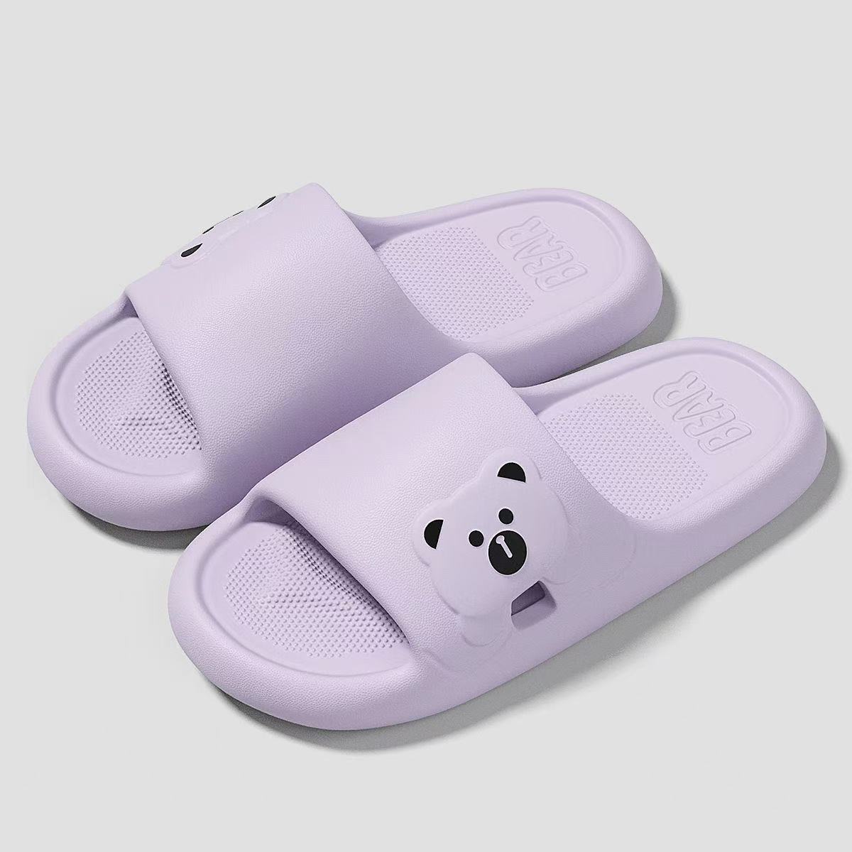 new style drooping women's slippers summer indoor bathroom bath non-slip eva couple men's soft bottom slippers wholesale undefined