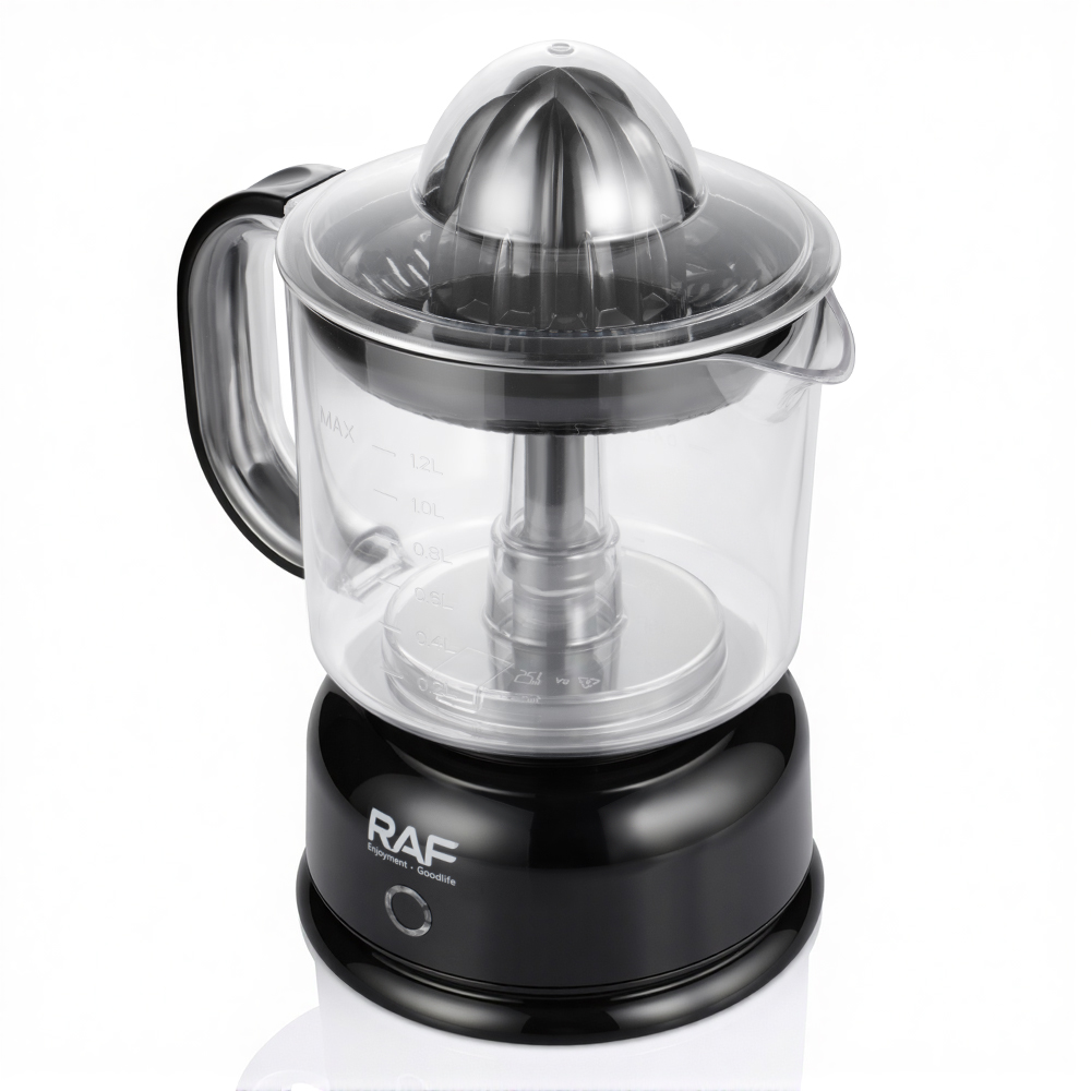 RAF European standard cross-border electric freshly squeezed orange machine, 1.2L lemon and orange juice maker, small portable household automatic juice extraction details Picture