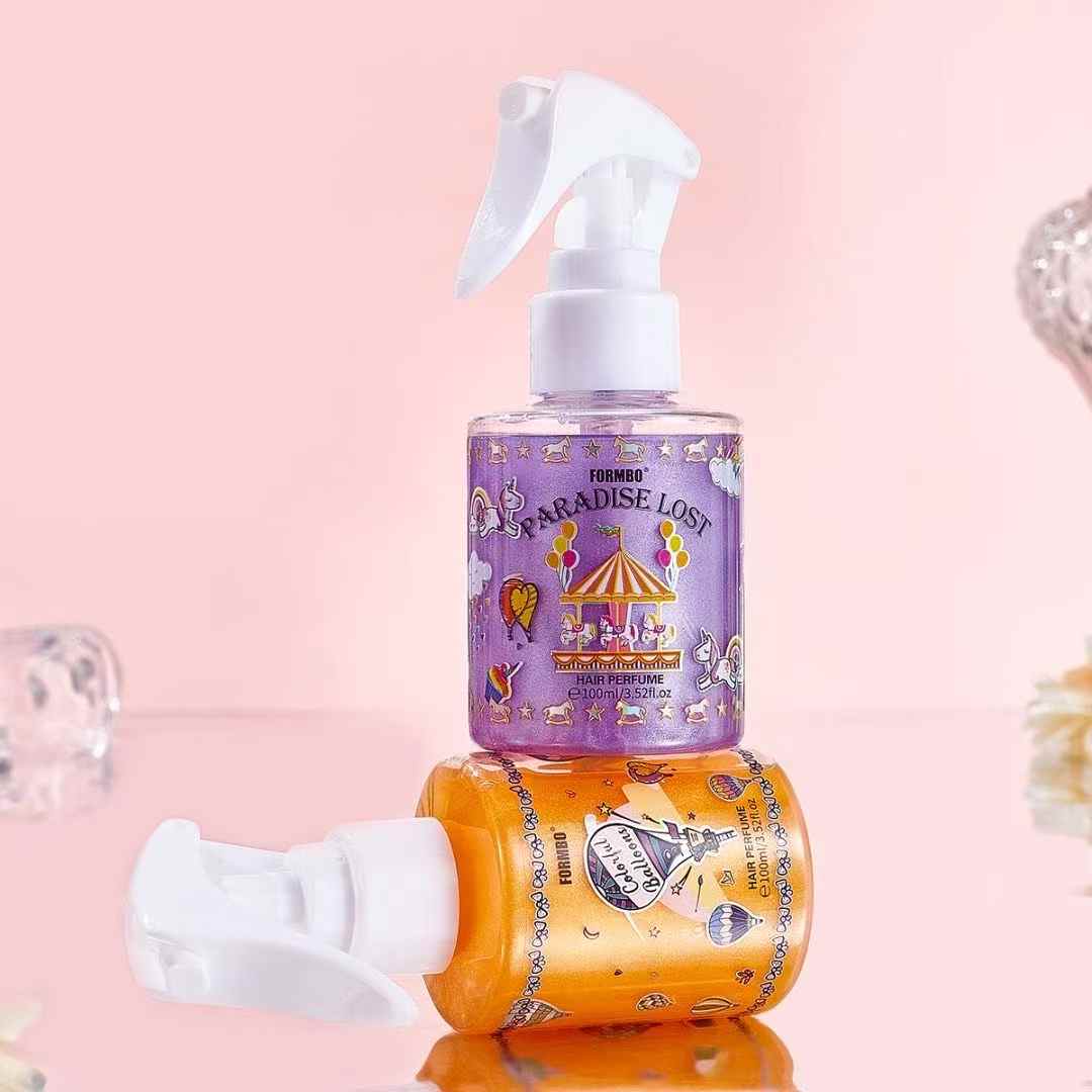 Cross-border blast perfume spray rainbow tema multi sabor opcional larga duración fragancia frutal cabello cuerpo ropa universal suavizado cabello larga duración dejar fragancia desodorante perfumado details Picture