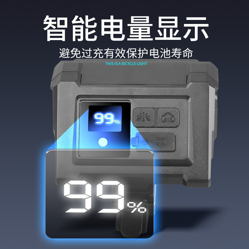 自行车灯实物图