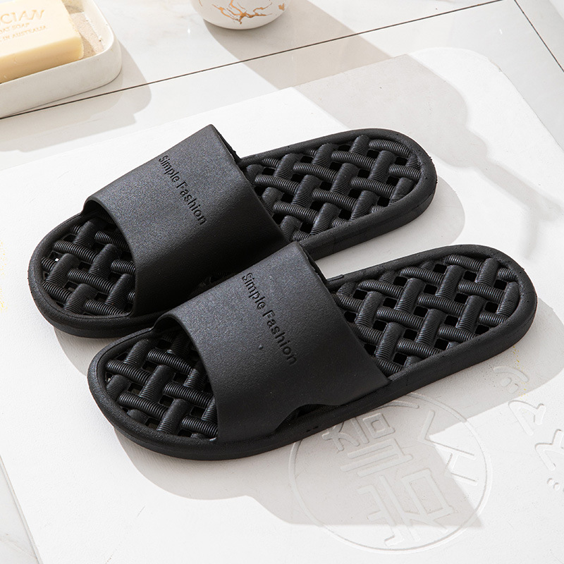 manufacturer bathroom bath slippers men's non-slip plastic hotel hotel bath summer slippers women wholesale undefined