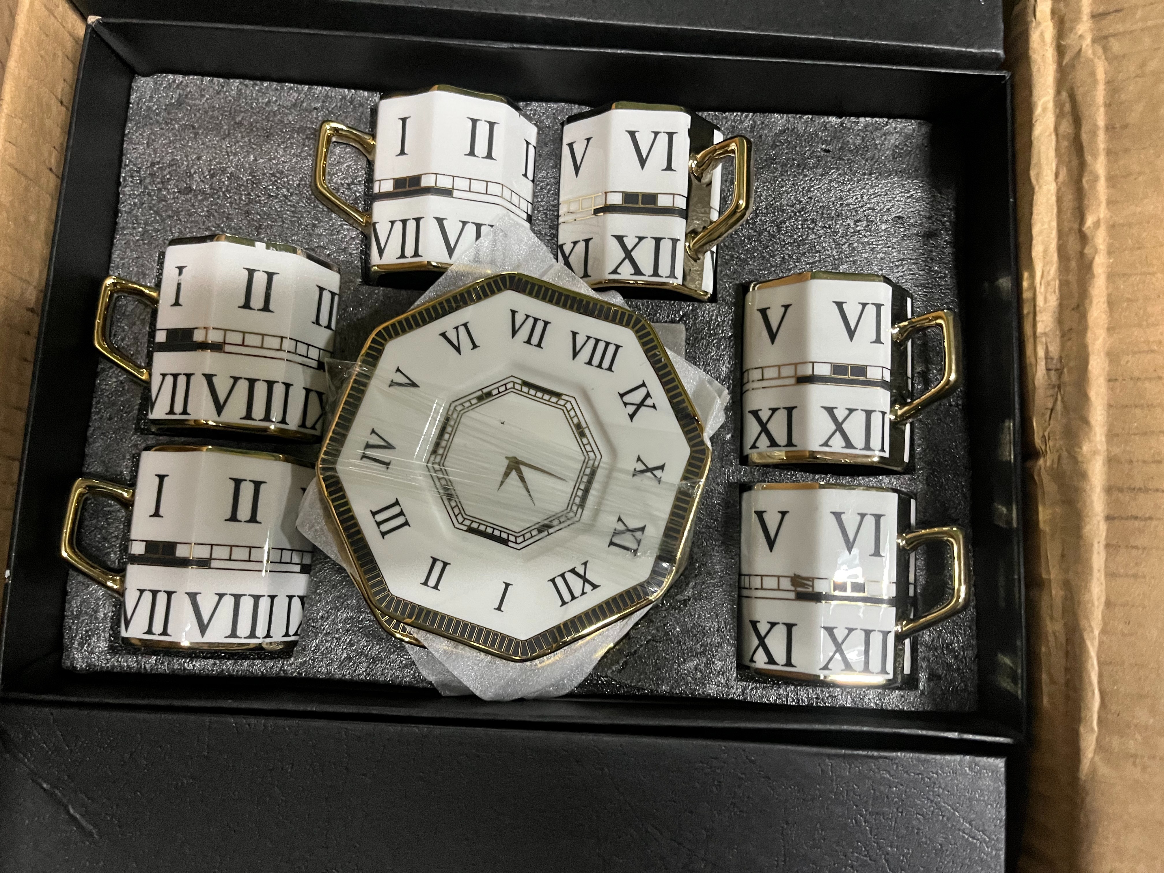 6杯6碟咖啡杯茶杯套装0