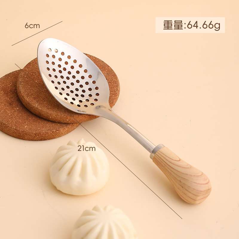 锅铲套装全套不锈钢家用汤勺漏勺食品级加厚炒菜铲子煎铲捞勺厨具 详情图14
