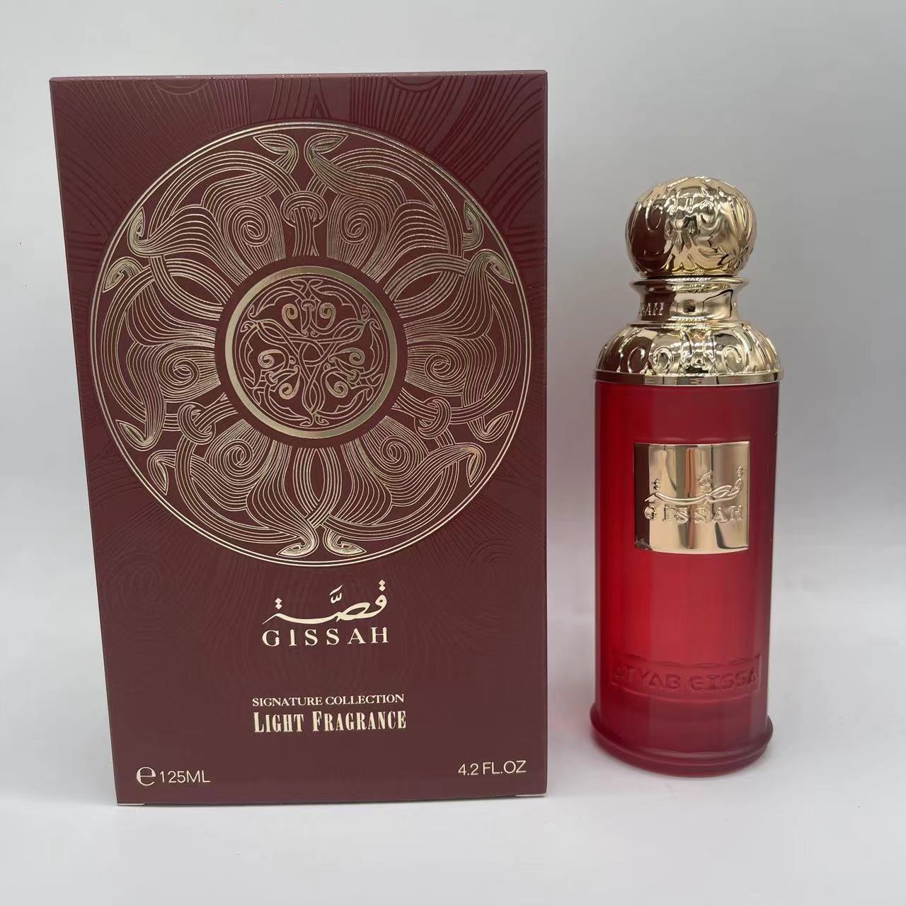 The cross-border best-selling GISSAH perfume 125ml is a new bestseller for wholesale export from Dubai, Arab Emirates in the Middle East