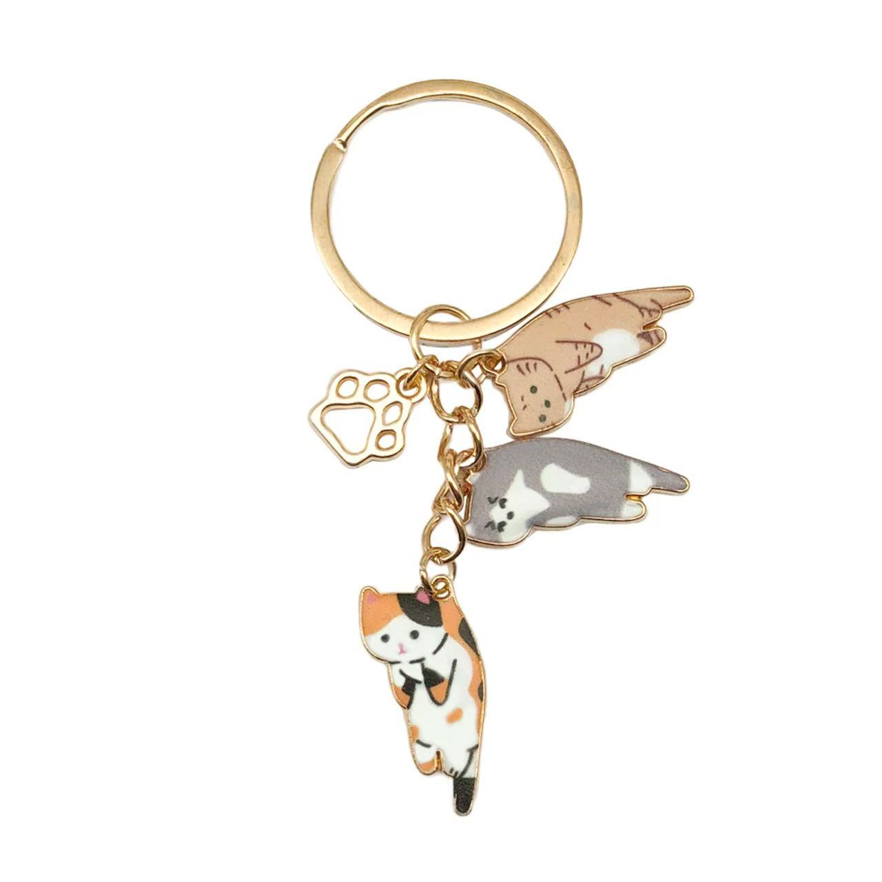 Star Man Clay diamond keychain pendant Flat keychain accessory Pendant Personalized Creative gift Creative cat diy Custom logo cute detail image 12