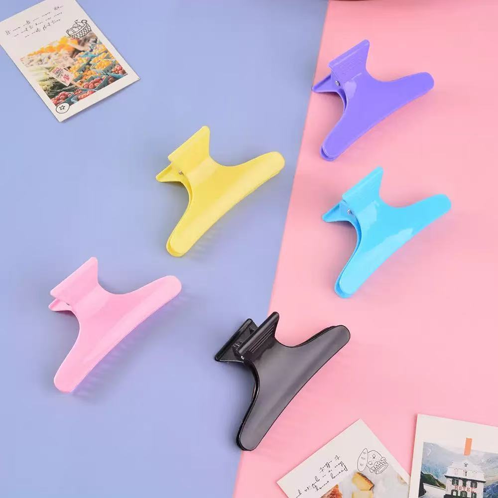 Color hair clips for hair salons, butterfly clips, special plastic hair perming, picking and oiling clips for hair dyeing, picking and oiling for hair salons detail image 3