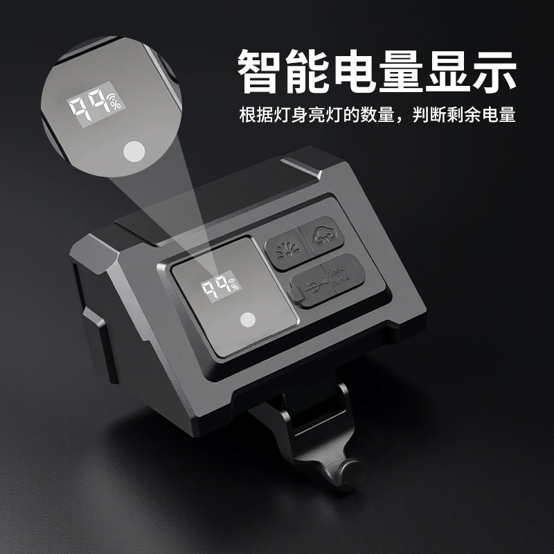 热销智能感应自行车灯自动调节亮度超长续航安装简便骑行装备前后双灯详情6