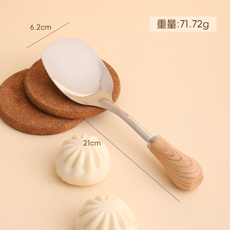 锅铲套装全套不锈钢家用汤勺漏勺食品级加厚炒菜铲子煎铲捞勺厨具 详情图9
