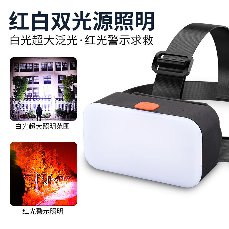 自行车灯骑行电瓶车灯送快递外卖充电强光手电筒夜骑灯供应链批发详情4